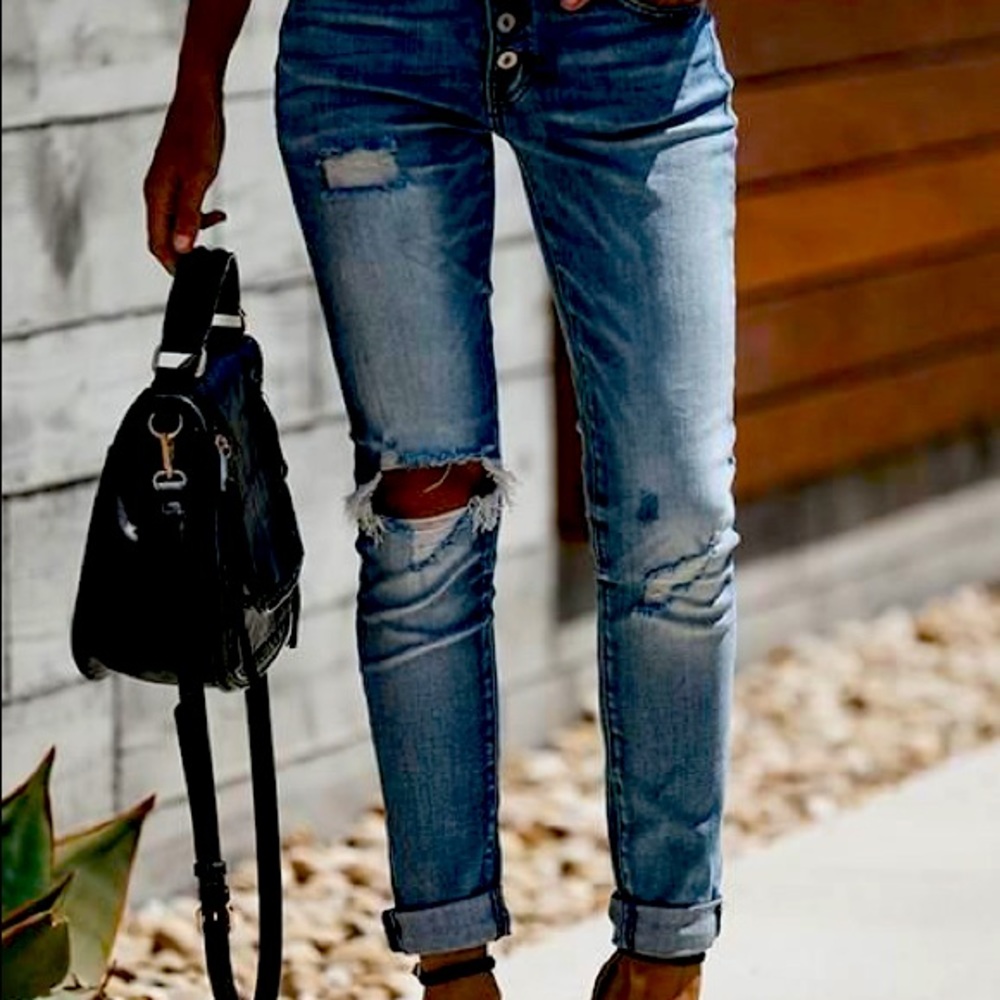 4 BUTTONS KANCANS JEANS!👖❤️